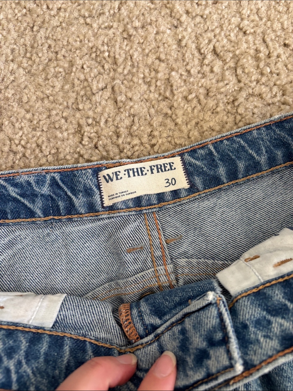 Free People Good Luck Mid-Rise Jean - Picture 5 of 6